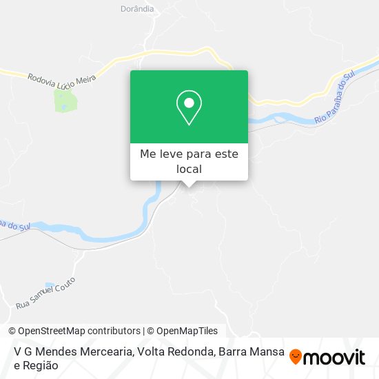 V G Mendes Mercearia mapa