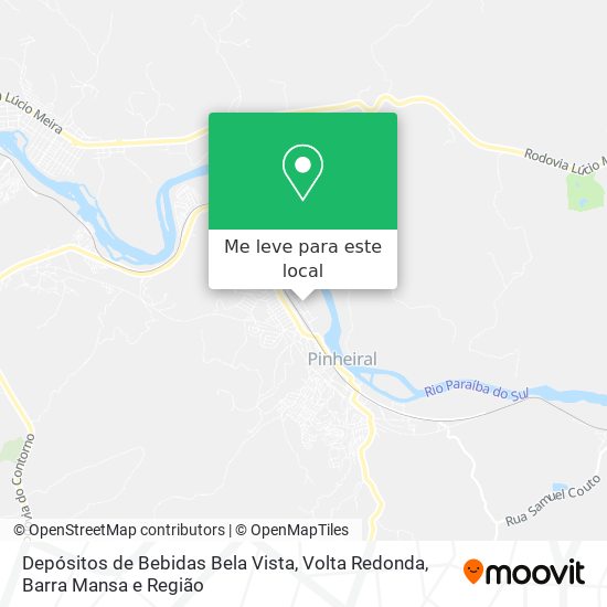 Depósitos de Bebidas Bela Vista mapa