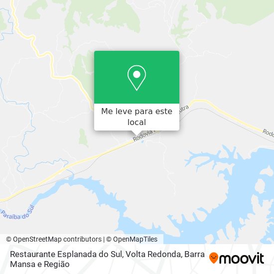 Restaurante Esplanada do Sul mapa