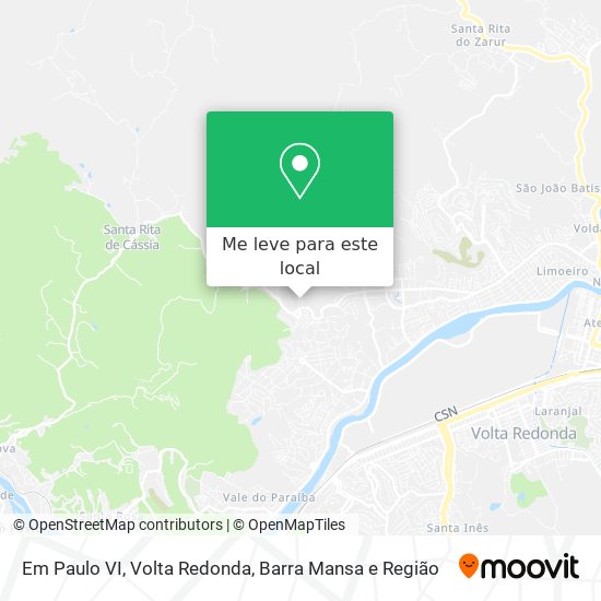 Em Paulo VI mapa