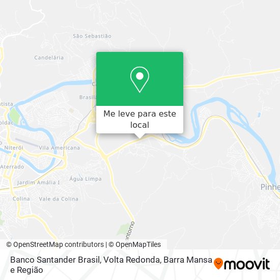 Banco Santander Brasil mapa