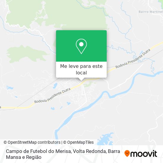 Campo de Futebol do Merisa mapa
