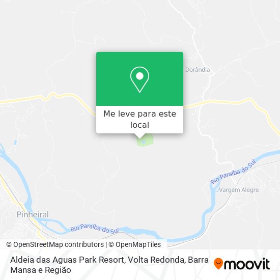 Aldeia das Aguas Park Resort mapa