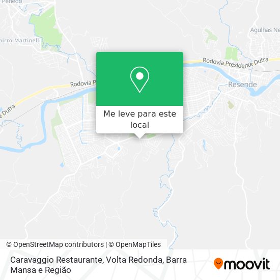 Caravaggio Restaurante mapa