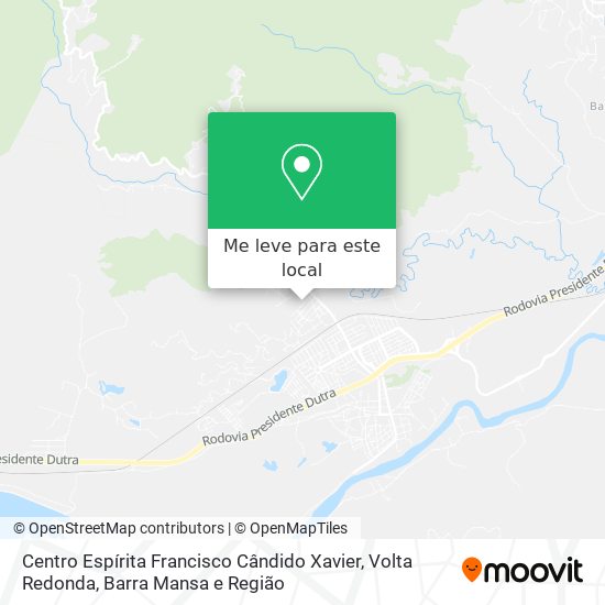 Centro Espírita Francisco Cândido Xavier mapa