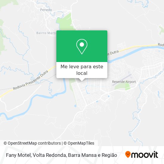 Fany Motel mapa