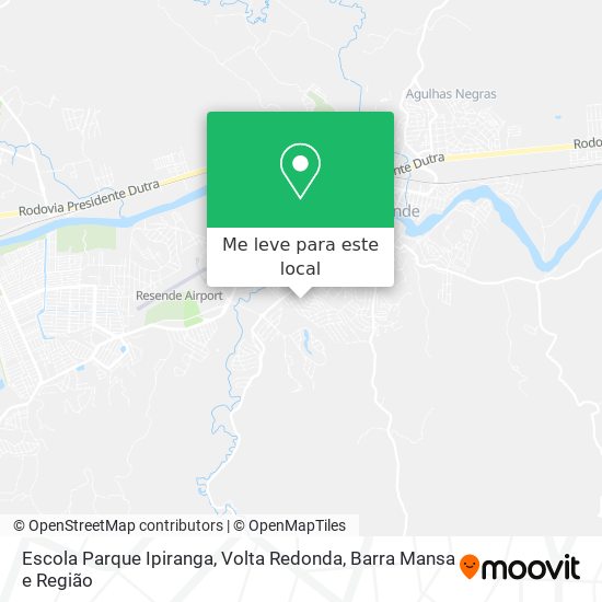 Escola Parque Ipiranga mapa