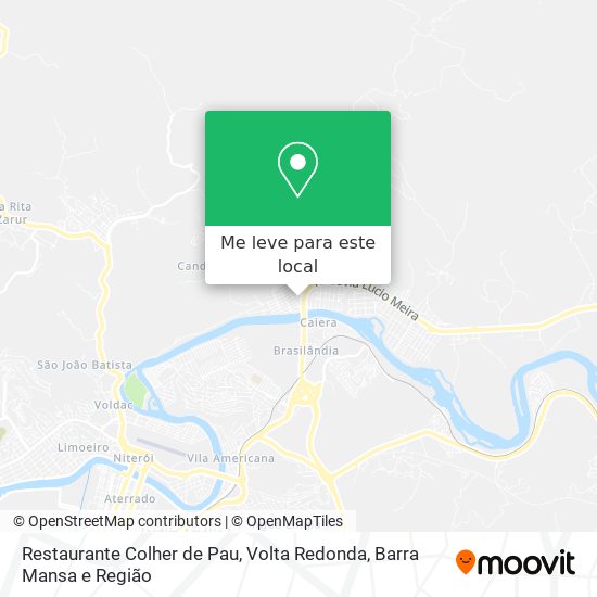 Restaurante Colher de Pau mapa