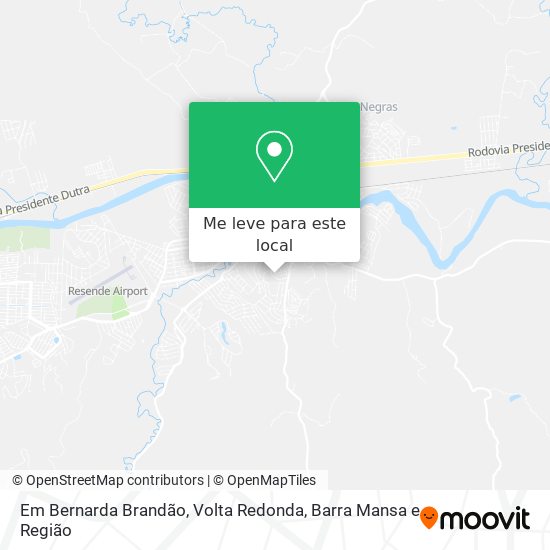 Em Bernarda Brandão mapa