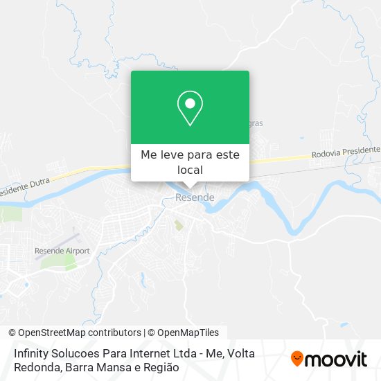 Infinity Solucoes Para Internet Ltda - Me mapa
