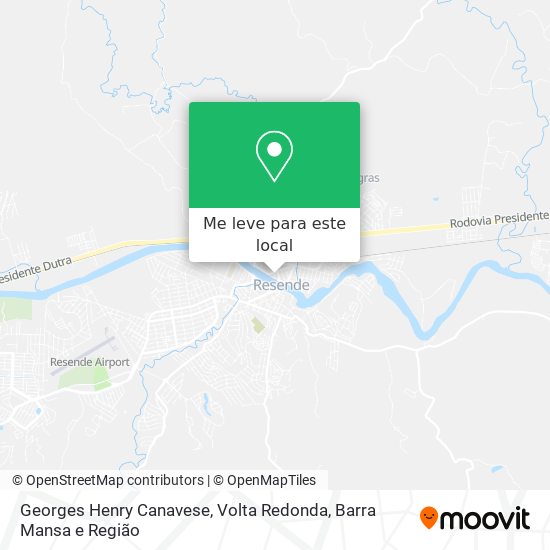 Georges Henry Canavese mapa
