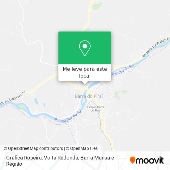 Gráfica Roseira mapa