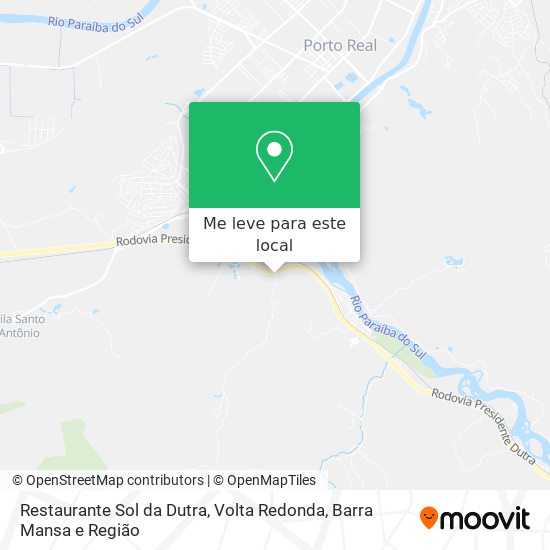 Restaurante Sol da Dutra mapa