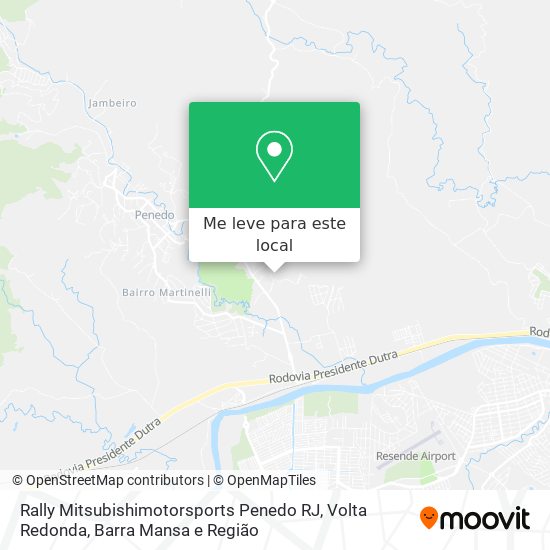Rally Mitsubishimotorsports Penedo RJ mapa