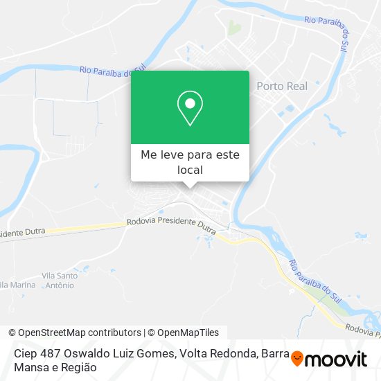 Ciep 487 Oswaldo Luiz Gomes mapa