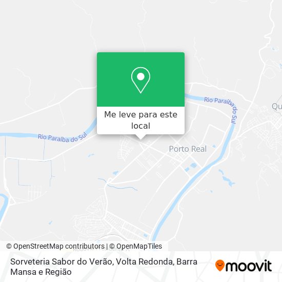 Sorveteria Sabor do Verão mapa