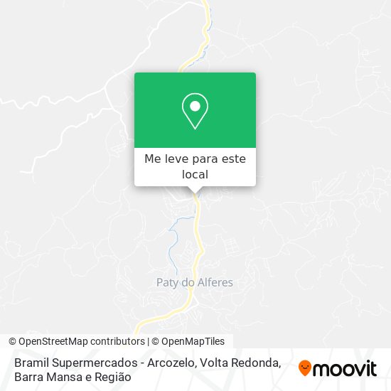 Bramil Supermercados - Arcozelo mapa