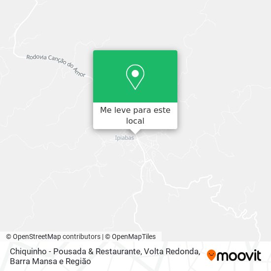 Chiquinho - Pousada & Restaurante mapa