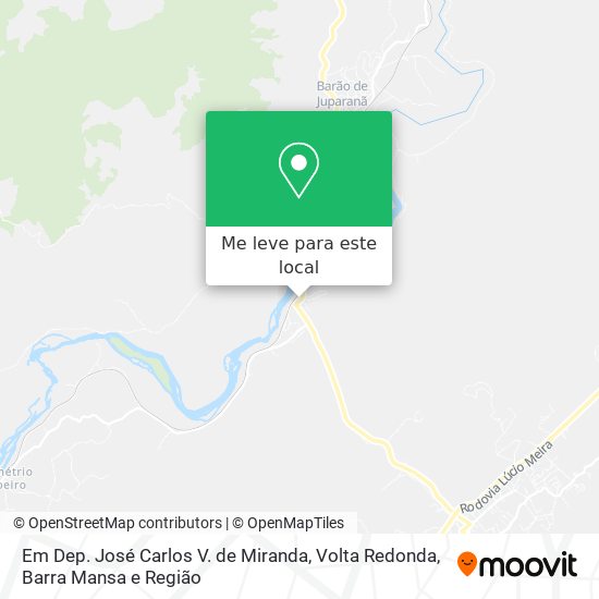 Em Dep. José Carlos V. de Miranda mapa