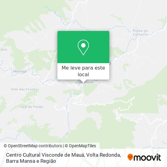 Centro Cultural Visconde de Mauá mapa