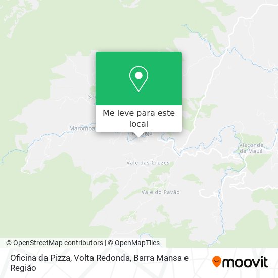 Oficina da Pizza mapa