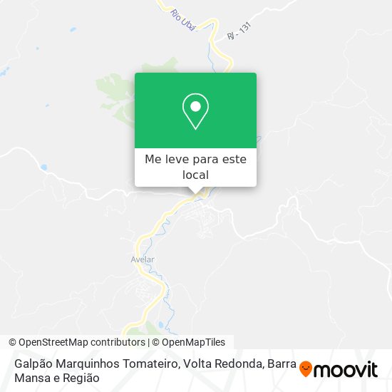 Galpão Marquinhos Tomateiro mapa