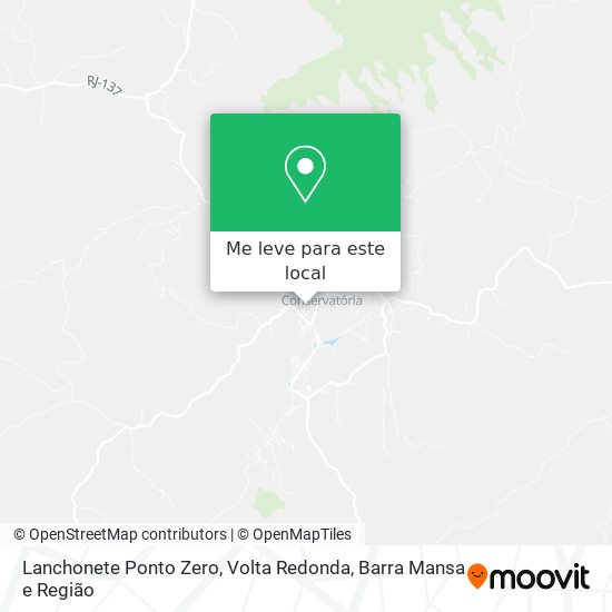 Lanchonete Ponto Zero mapa