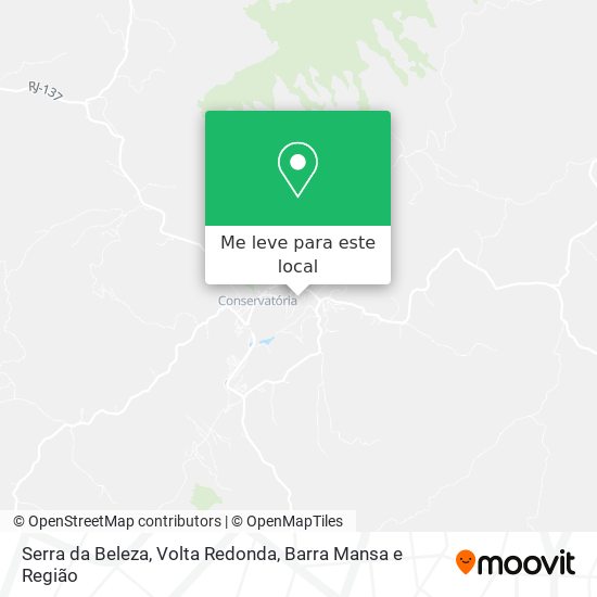 Serra da Beleza mapa