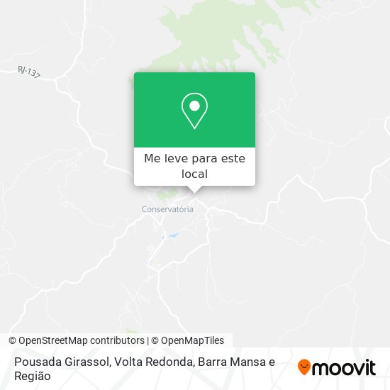 Pousada Girassol mapa