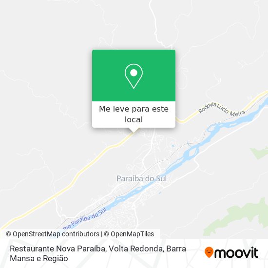 Restaurante Nova Paraíba mapa