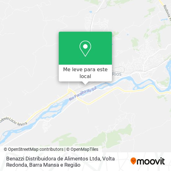 Benazzi Distribuidora de Alimentos Ltda mapa