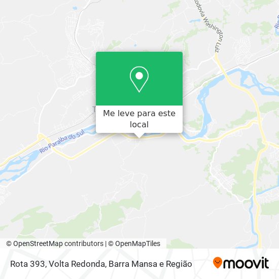 Rota 393 mapa