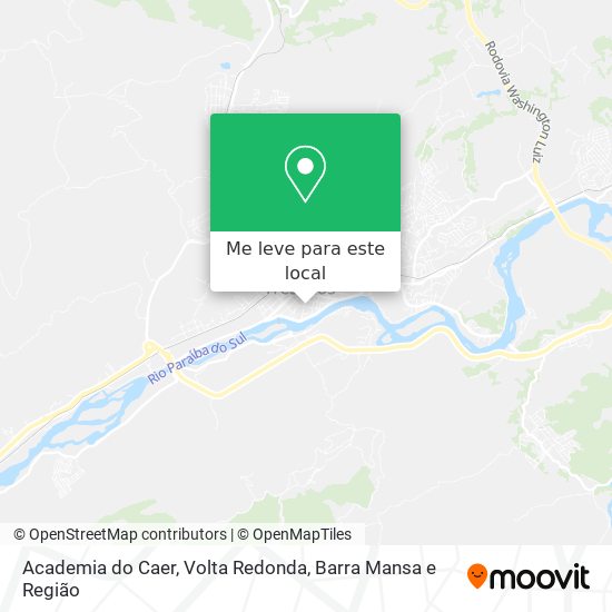 Academia do Caer mapa