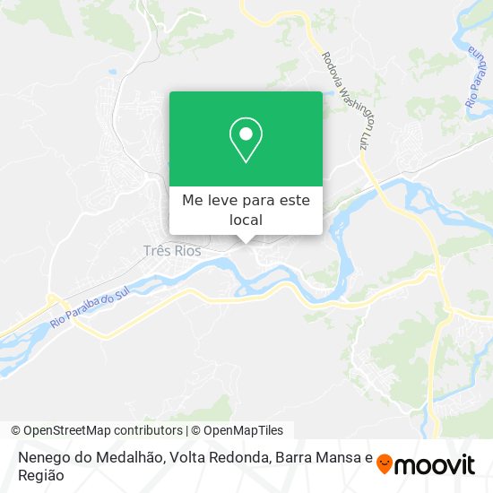 Nenego do Medalhão mapa