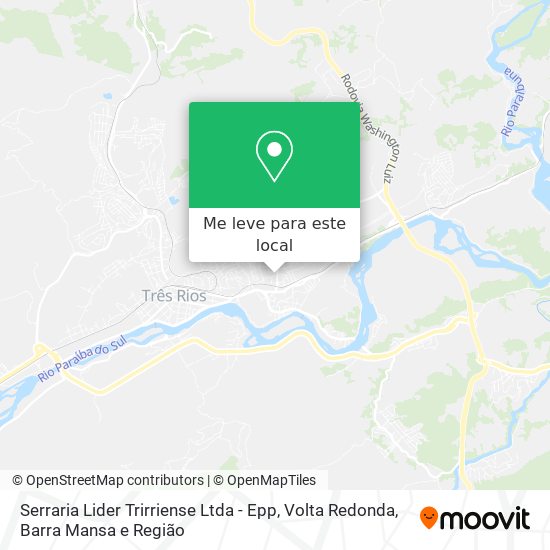 Serraria Lider Trirriense Ltda - Epp mapa