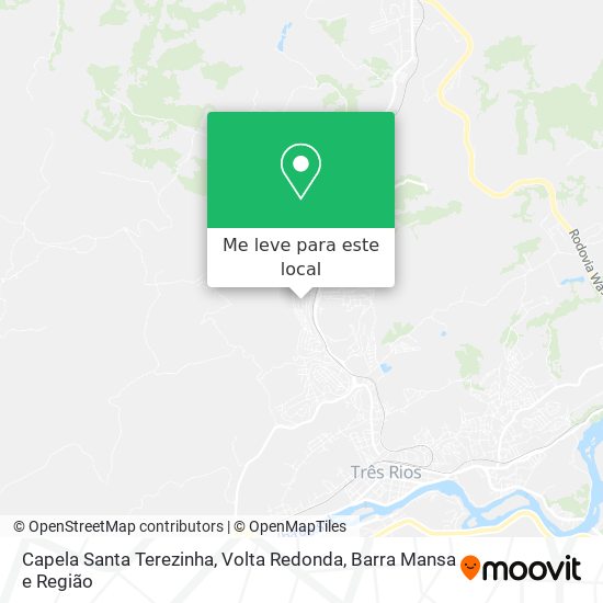 Capela Santa Terezinha mapa
