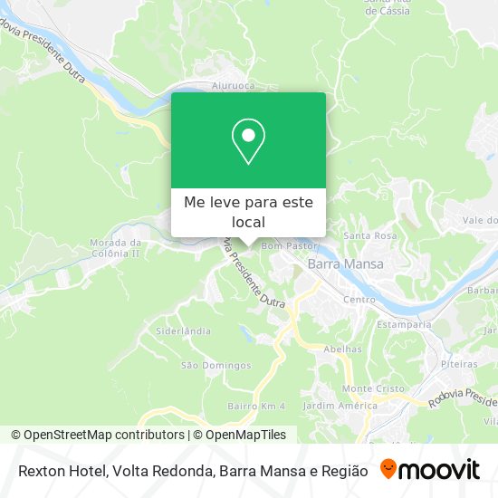 Rexton Hotel mapa