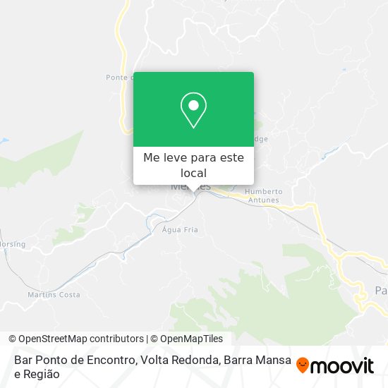Bar Ponto de Encontro mapa