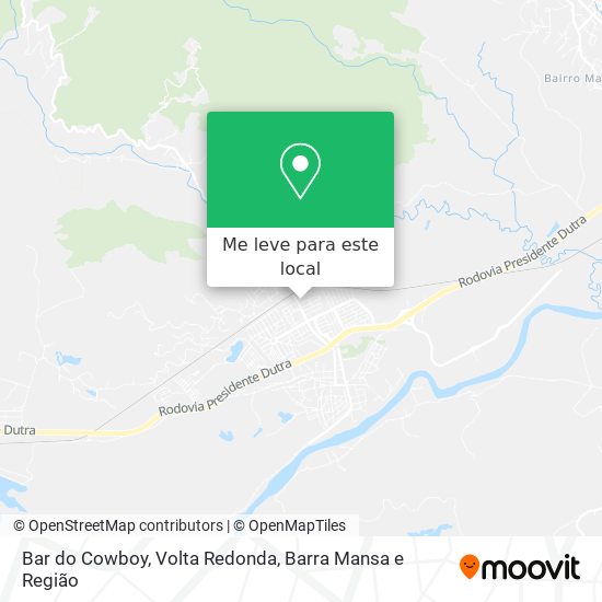 Bar do Cowboy mapa