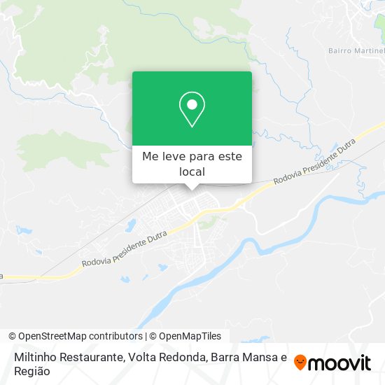 Miltinho Restaurante mapa
