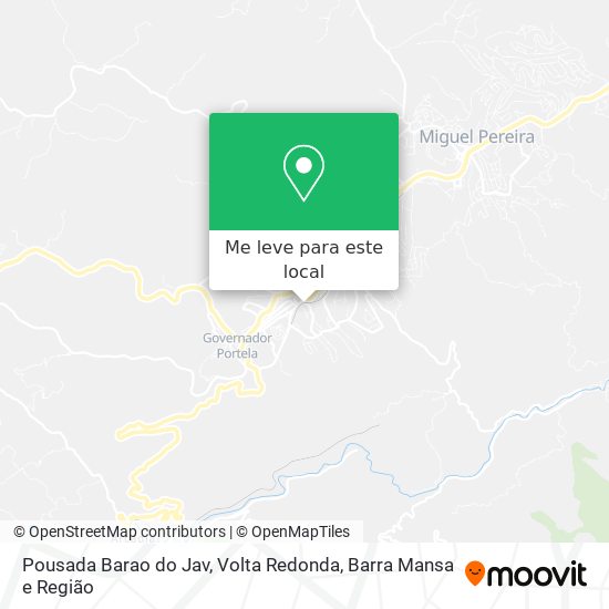 Pousada Barao do Jav mapa