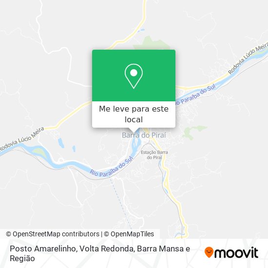 Posto Amarelinho mapa
