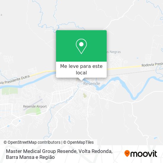 Master Medical Group Resende mapa