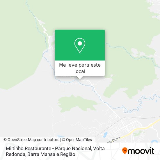 Miltinho Restaurante - Parque Nacional mapa