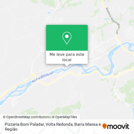 Pizzaria Bom Paladar mapa