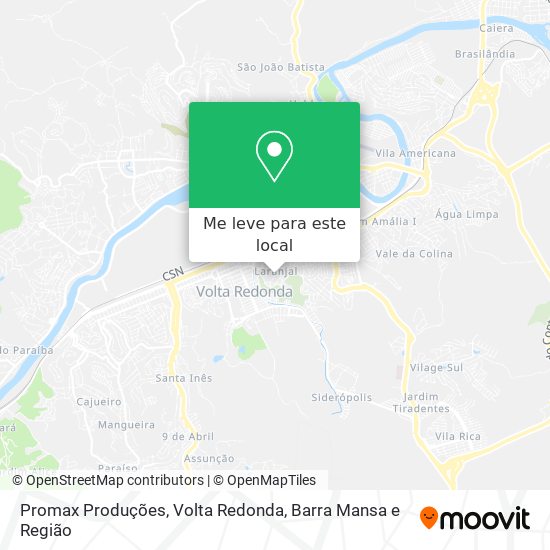 Promax Produções mapa