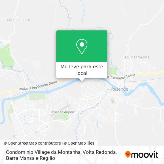Condominio Village da Montanha mapa