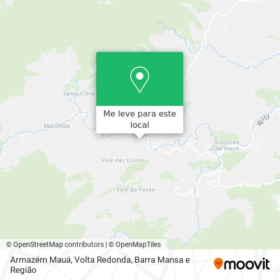 Armazém Mauá mapa