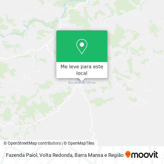 Fazenda Paiol mapa