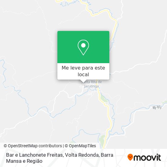 Bar e Lanchonete Freitas mapa